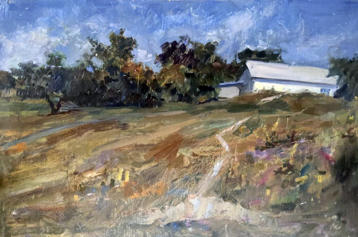 White Cottage on the Hill